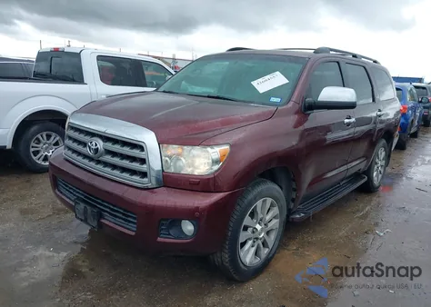 2011 Toyota Sequoia Limited 5.7L V8 z USA, uszkodzony, nr VIN 5TDKY5G18BS035026